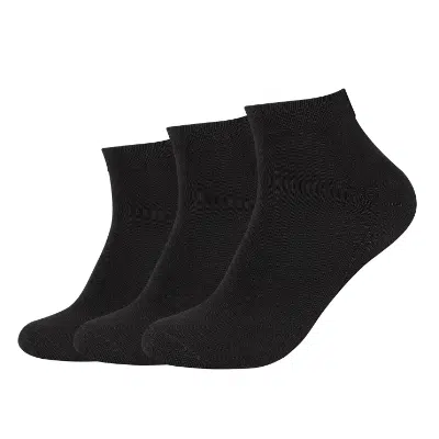 Quartersocken in Schwarz
