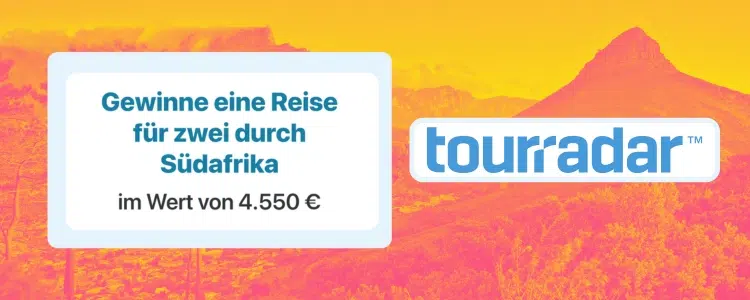 TourRadar Gewinnspiel; Südafrika-Reise gewinnen