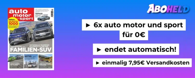 auto motor und sport Probeabo Aboheld