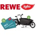iglo-Gewinnspiel REWE E-Lastenfahrrad
