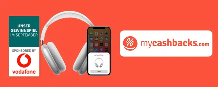 mycashbacks.com verlost Apple AirPods Max