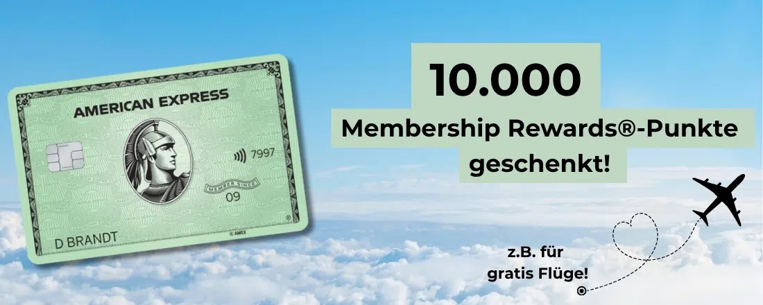 Amex Green Card mit Willkommensbonus
