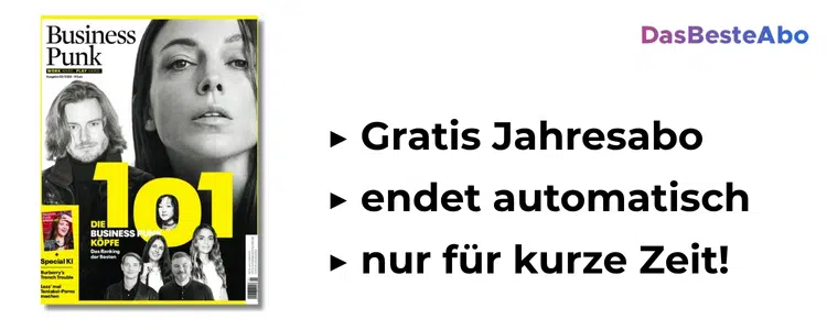 Business Punk 1 Jahr gratis