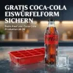 Gratis Eiswürfelform von Coca-Cola