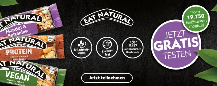 Eat Natural-Riegel gratis testen