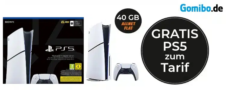 PlayStation 5 kostenlos zum Gomibo-Vertrag