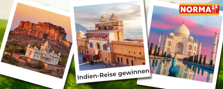 Indien-Reise bei Norma 24 gewinnen; Eindrücke von Indien