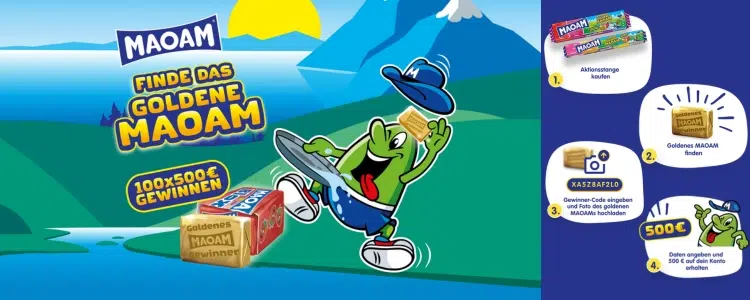 MAOAM Gewinnspiel Goldenes MAOAM