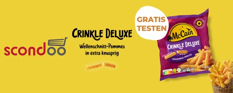 McCain Crinkle Deluxe gratis testen
