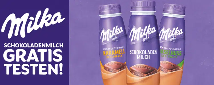 Milka Schokoladenmilch gratis testen