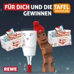 Gewinnspiel von REWE; Tafel Deutschland