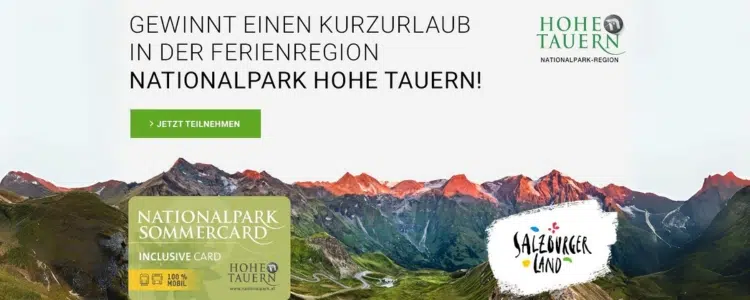 Salzburger Land-Gewinnspiel
