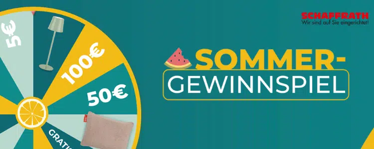 Schaffrath Glücksrad; Sommer-Gewinnspiel