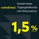 comdirect Tagesgeld 1,5%