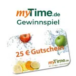 25€ Gutschein bei myTime gewnnen