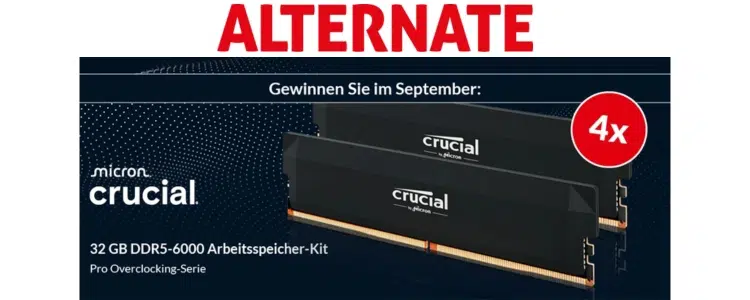 ALTERNATE Gewinnspiel September 2025