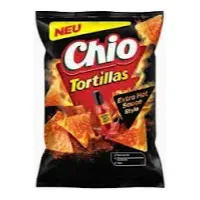 Chio Tortillas Extra Hot Sauce Style