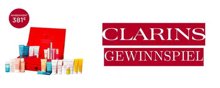 Clarins-Gewinnspiel Adventskalender