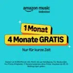 Amazon Music 4 Monate gratis testen