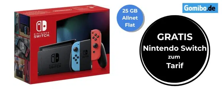 Nintendo Switch kostnelos zum Handyvertrag