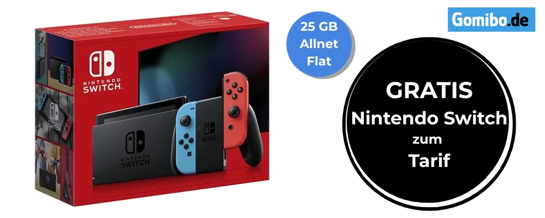 Nintendo Switch kostnelos zum Handyvertrag
