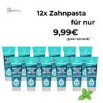 12er Pack happybrush Zahnpasta für nur 9,99€