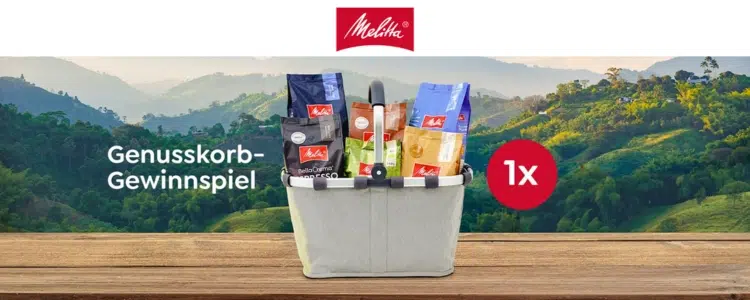 Melitta Gewinnspiel Genusskorb