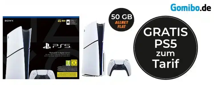 PS5 kostenlos bei Gomibo zum Handytarif
