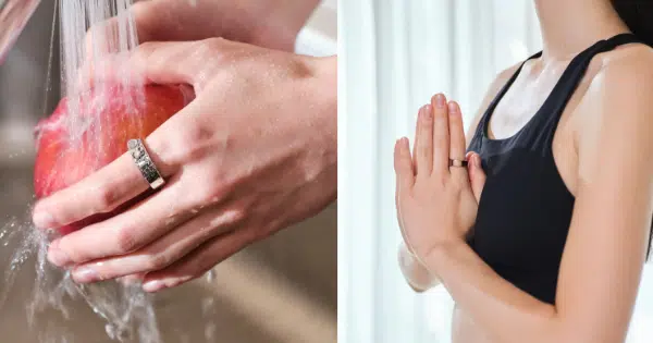 Smart Ring in Verwendung