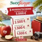 Sweetango Reisegutschein-Gewinnspiel