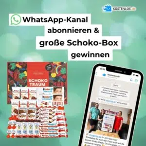 WhatsApp Gewinnspiel; Schokobox gewinnen