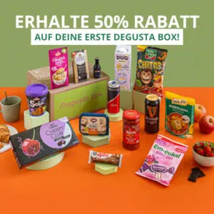 50% Rabatt auf die erste DegustaBox