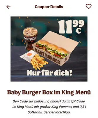Baby Burger-Coupon