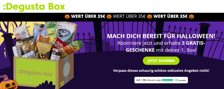 Halloween-Angebot von Degustabox