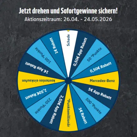 Glücksrad von Edeka