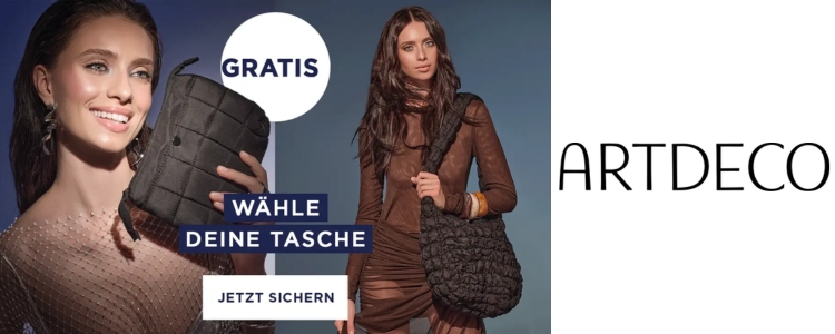 Gratis Cosmetic Bag oder Cross Body Bag bei ARTDECO