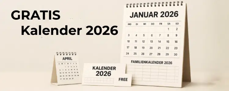 kostenlose Kalender 2026