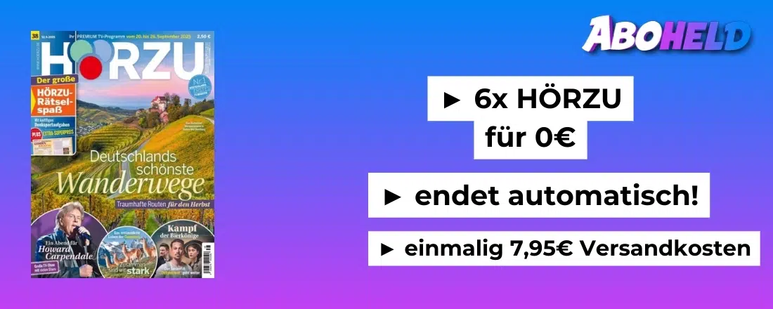 HÖRZU Probeabo Aboheld