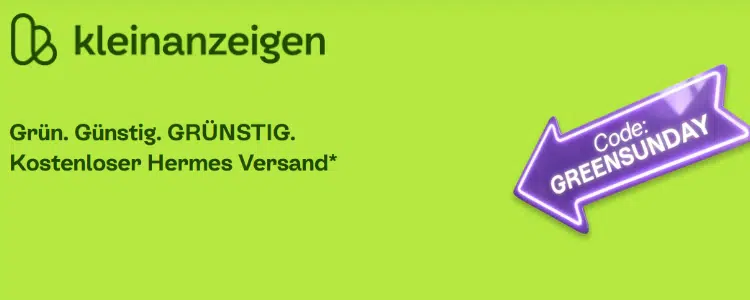 Gratis Versand mit Hermes bei Kleinanzeigen