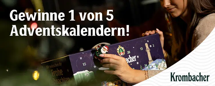 Krombacher Gewinnspiel Adventskalender 2025