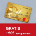 50€ Startguthaben für Advanzia Mastercard
