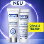 Oral-B Whitening Zahnpasta gratis testen
