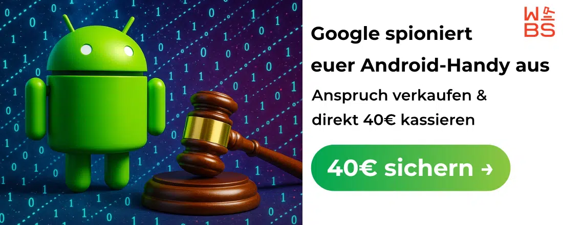Klage WBS gegen Android/Google; Google-Avatar