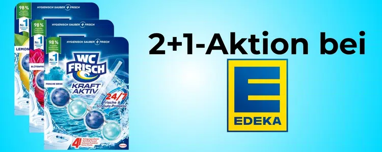 WC Frisch 2+1-Aktion