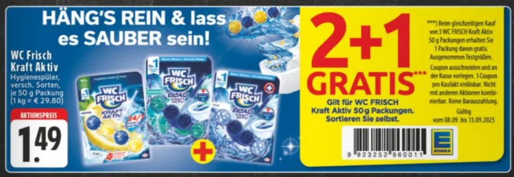 EDEKA 2+1-Coupon