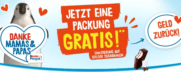kinder Pingui gratis testen