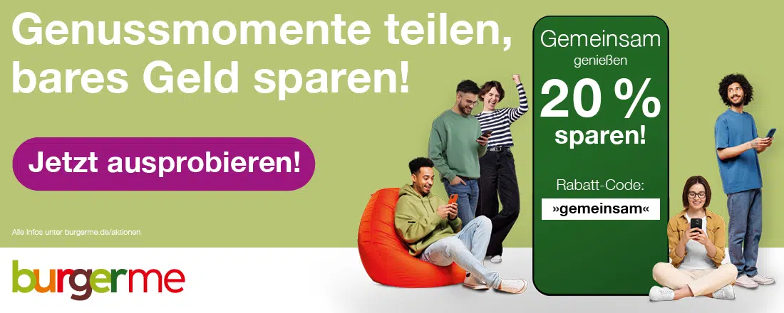 burgerme Aktion November Gruppenbestellung