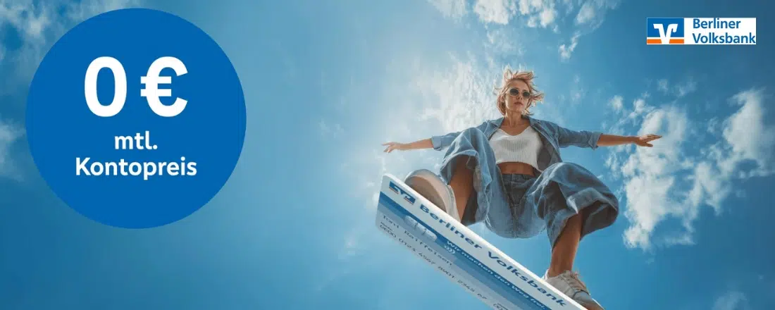 Berliner Volksbank; 0€ Kontoführungsgebühr