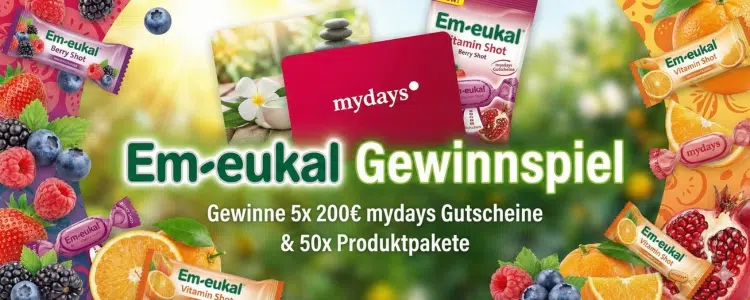Em-eukal-Gewinnspiel mydays-Gutscheine