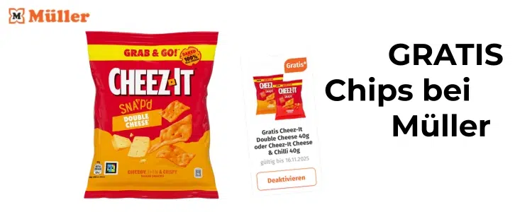 Cheez-It Chips bei Müller